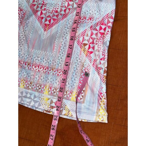 Prana Multicolour Geometric Print Pullover Tank Top Lightweight Design Women's S - Picture 7 of 8